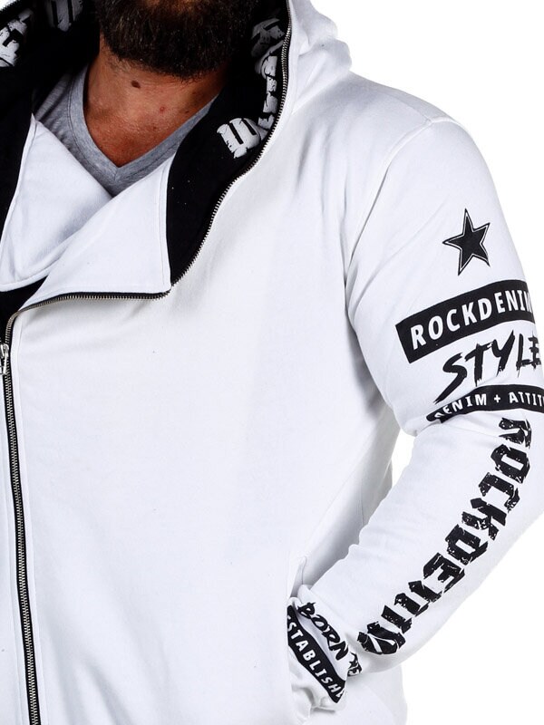 RD Born Ready Hettegenser - Hvit/Svart 