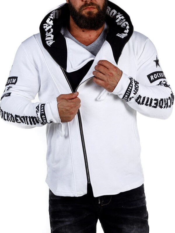 RD Born Ready Hettegenser - Hvit/Svart 