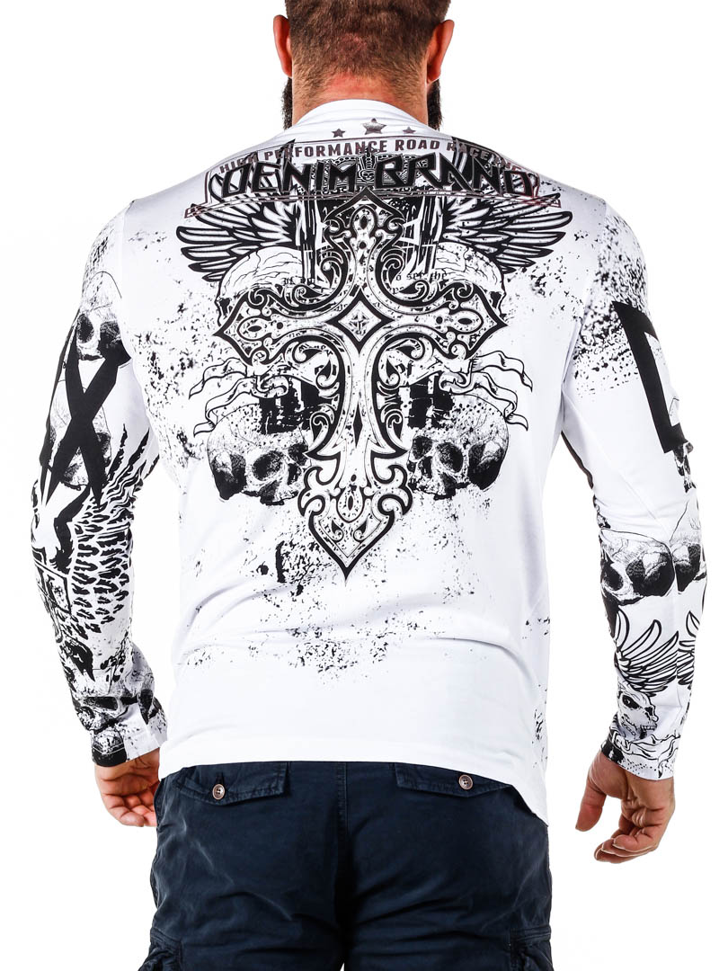 Legend Diamond Skull Cipo & Baxx Genser - White