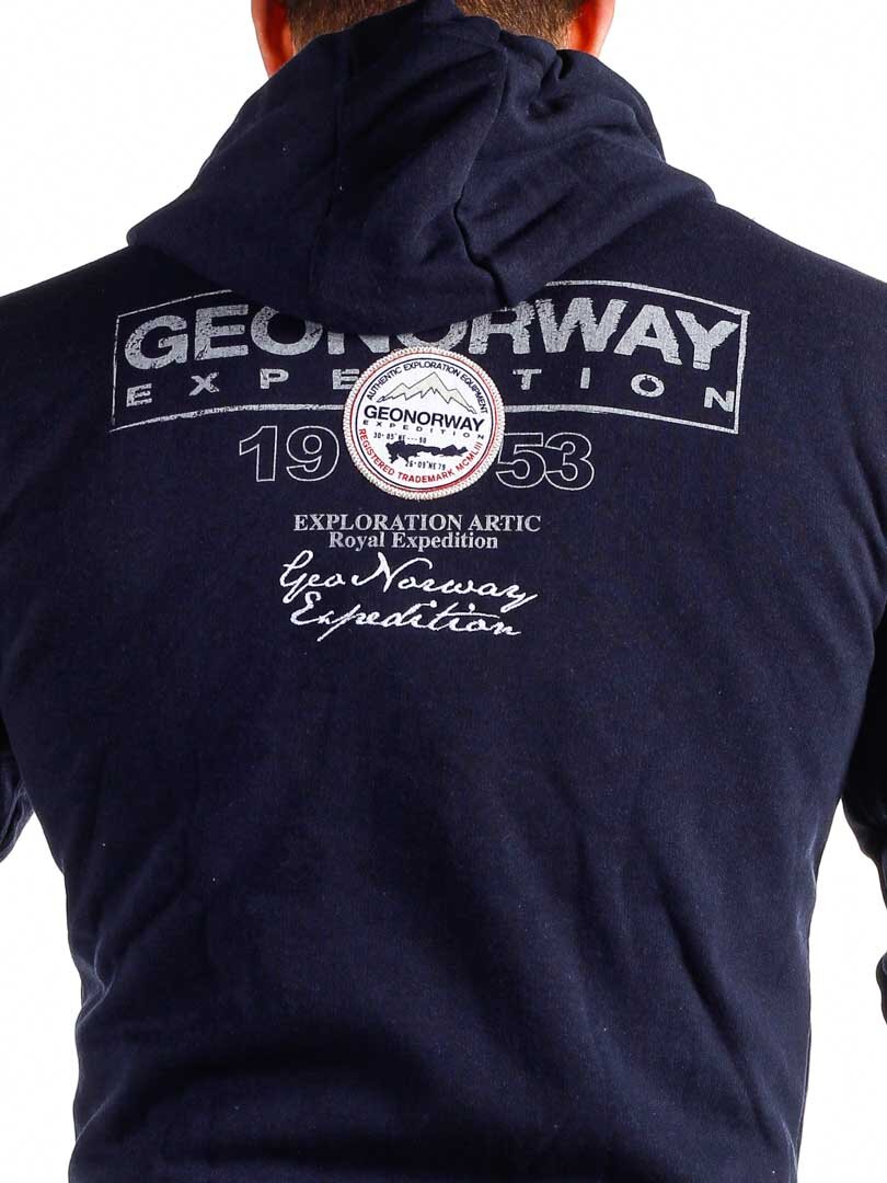 Geo Norway Hettegenser - Navy