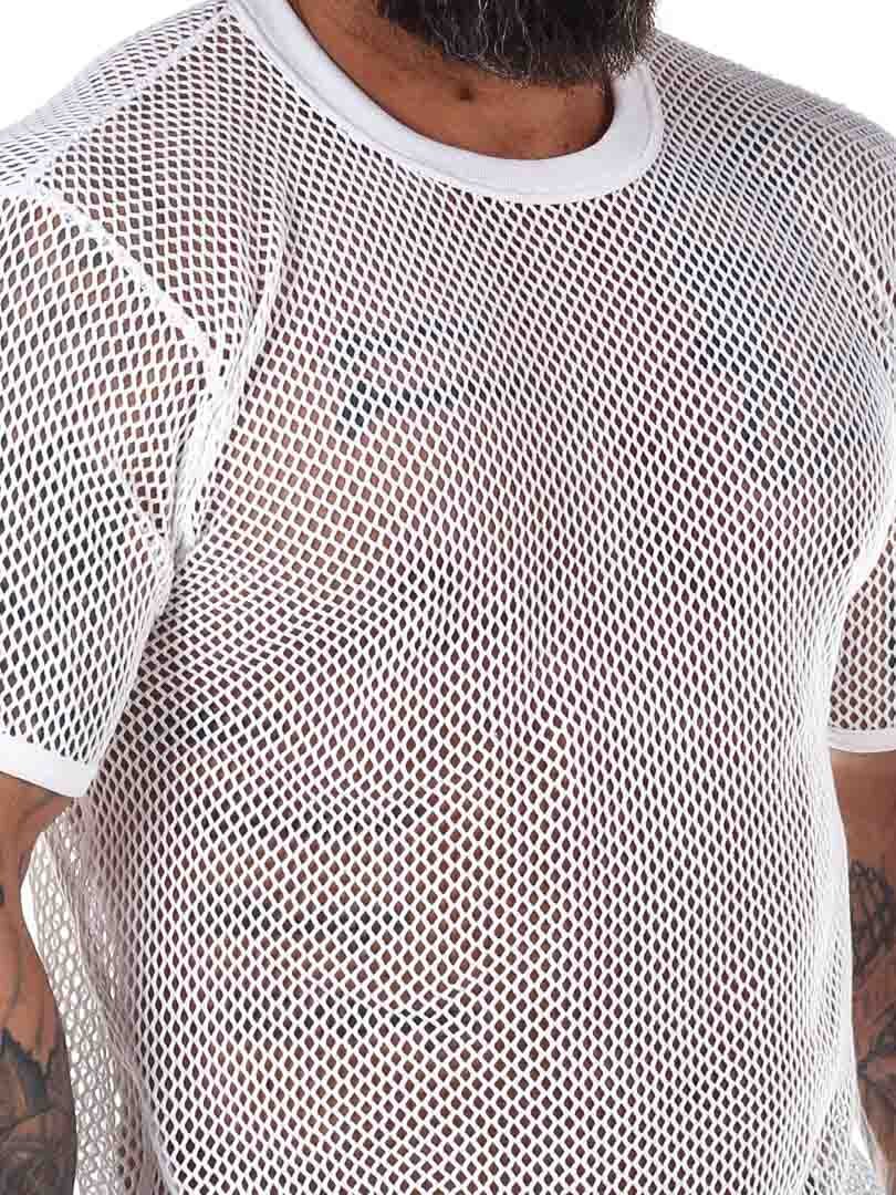 Dovre Organic Mesh T-shirt - Hvit