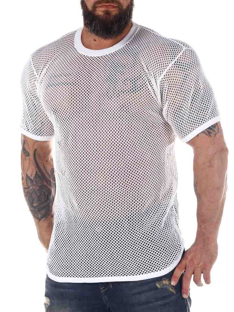 Dovre Organic Mesh T-shirt - Hvit
