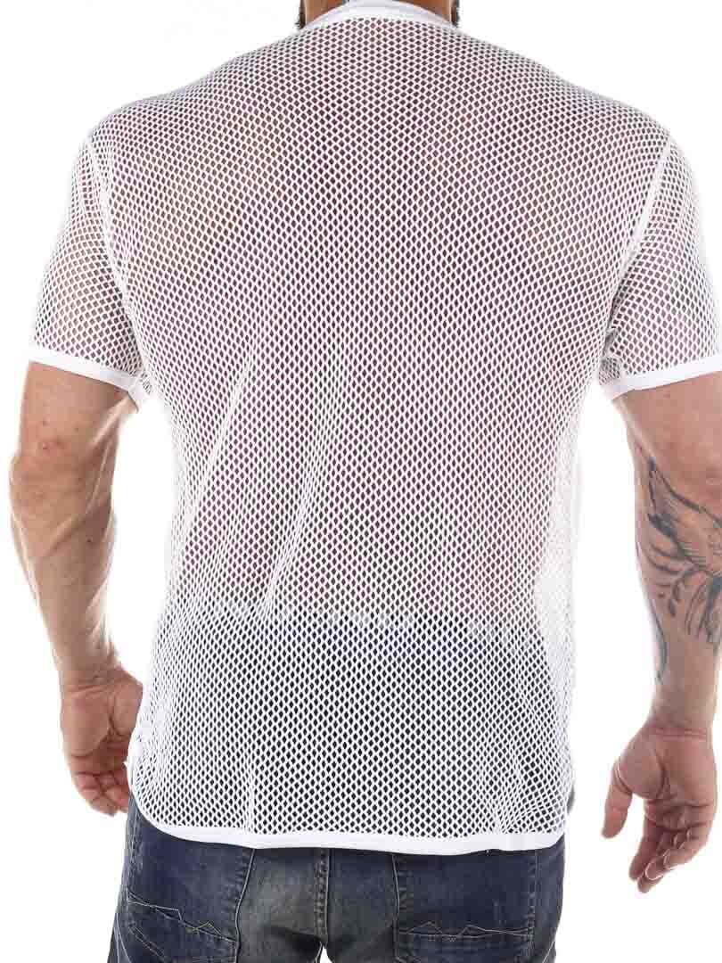 Dovre Organic Mesh T-shirt - Hvit