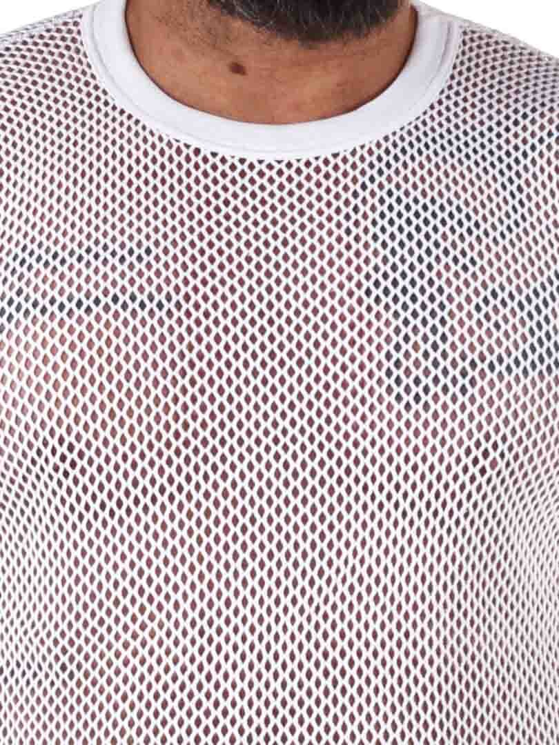 Dovre Organic Mesh T-shirt - Hvit