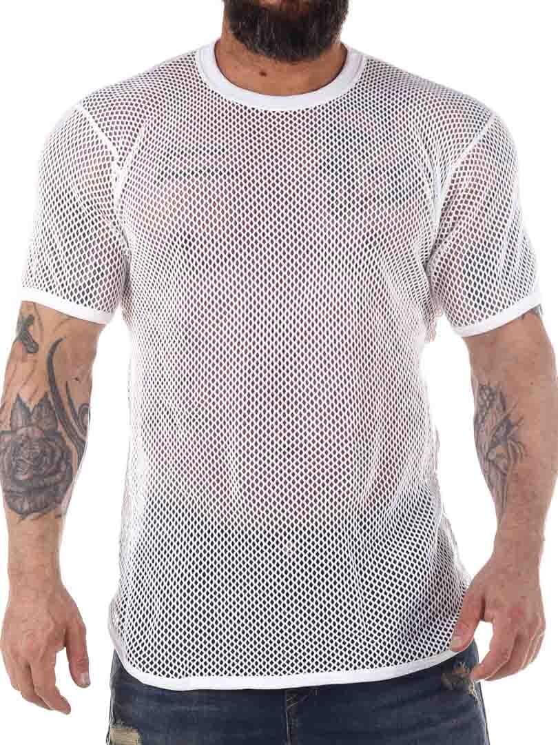 Dovre Organic Mesh T-shirt - Hvit