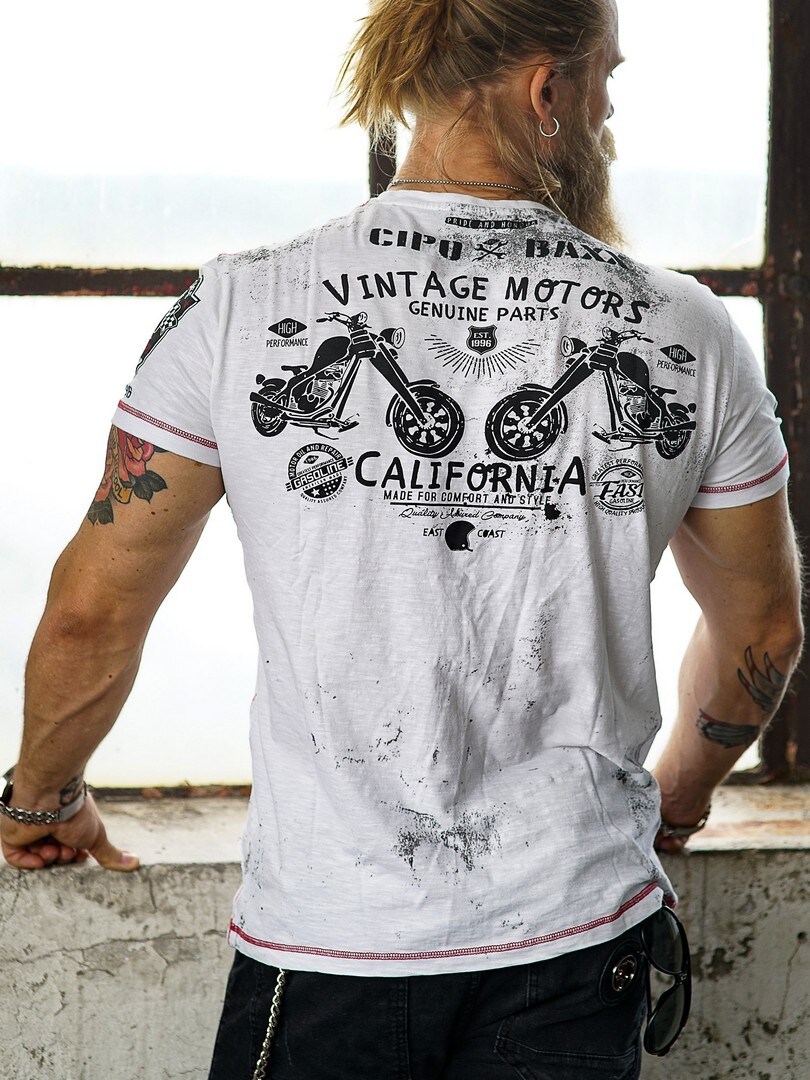 Vintage Cali Cipo & Baxx T-skjorte - Hvit