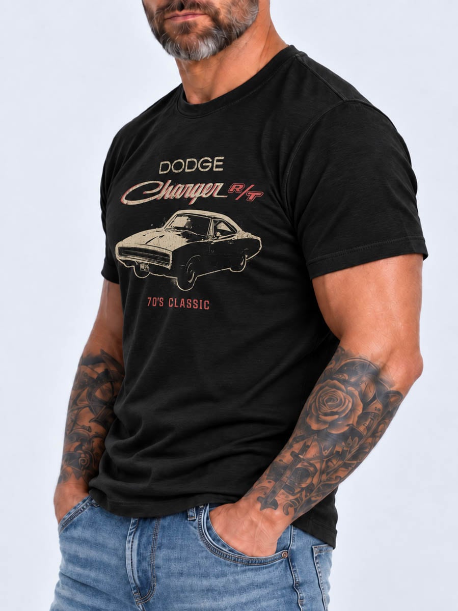 Dodge Vintage Charger RT T-shirt 1.jpg