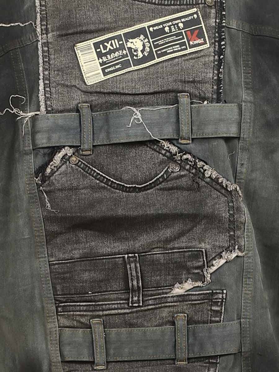 Dorian Kingz Jeansjacka - Green-Black-13.jpg