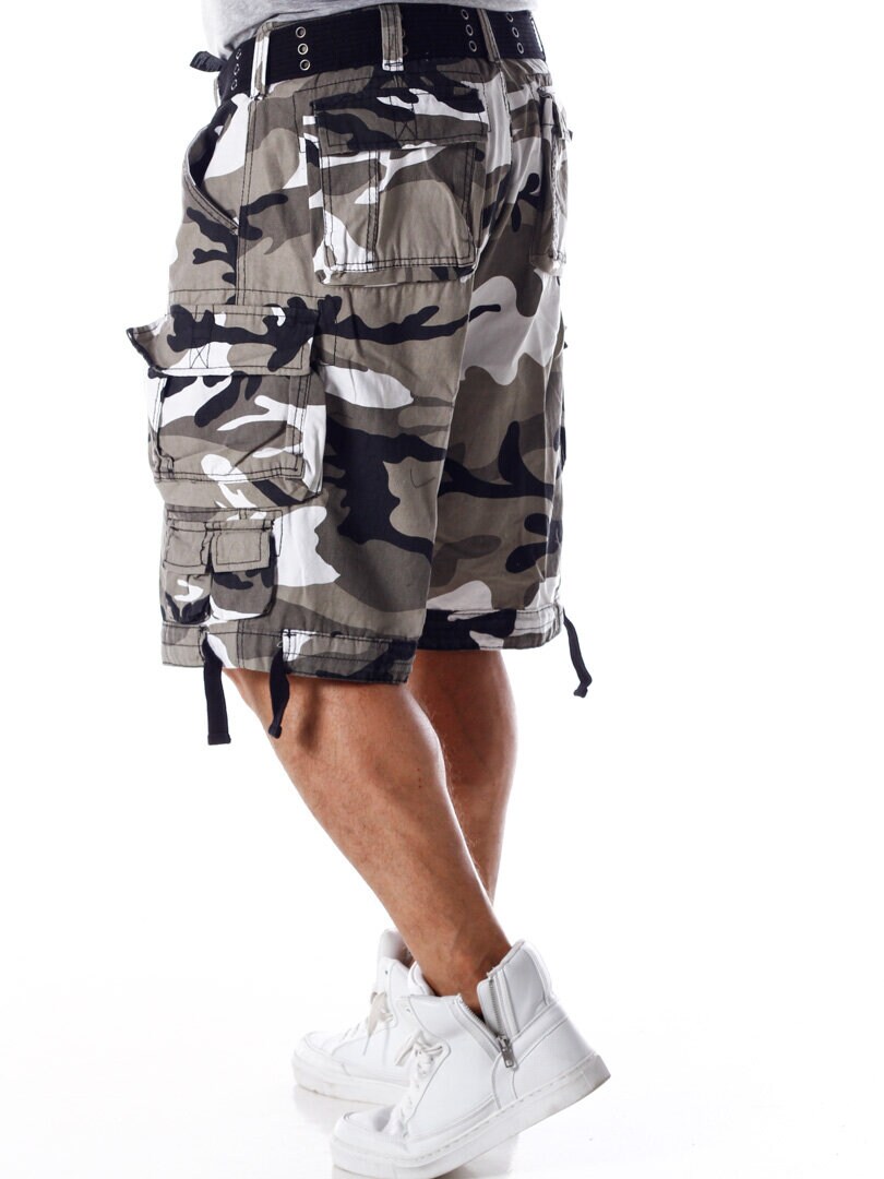Brandit Savage Vintage Shorts - Hvit/Camo