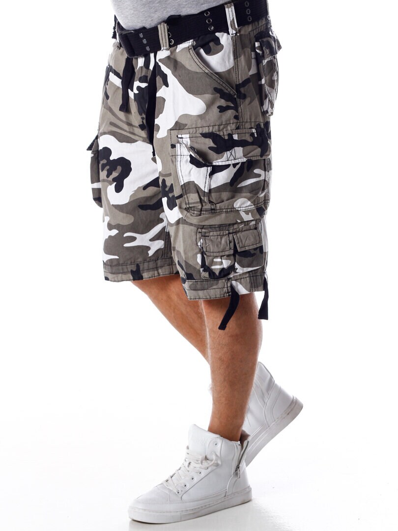 Brandit Savage Vintage Shorts - Hvit/Camo