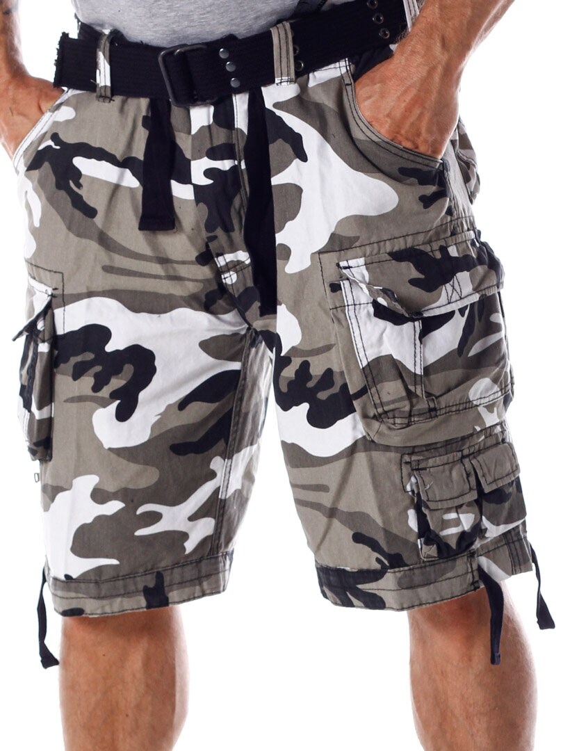 Brandit Savage Vintage Shorts - Hvit/Camo