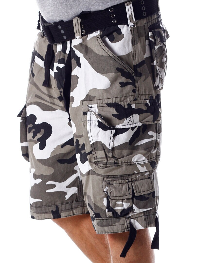 Brandit Savage Vintage Shorts - Hvit/Camo