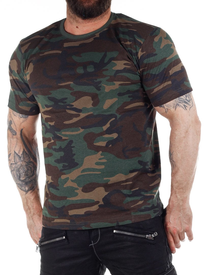Army Brandit T-Skjorte - Woodland