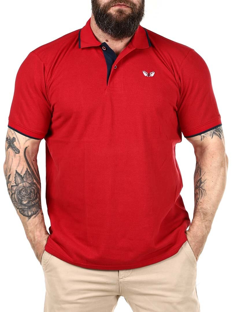 Ossian Carisma Poloskjorte - Rød
