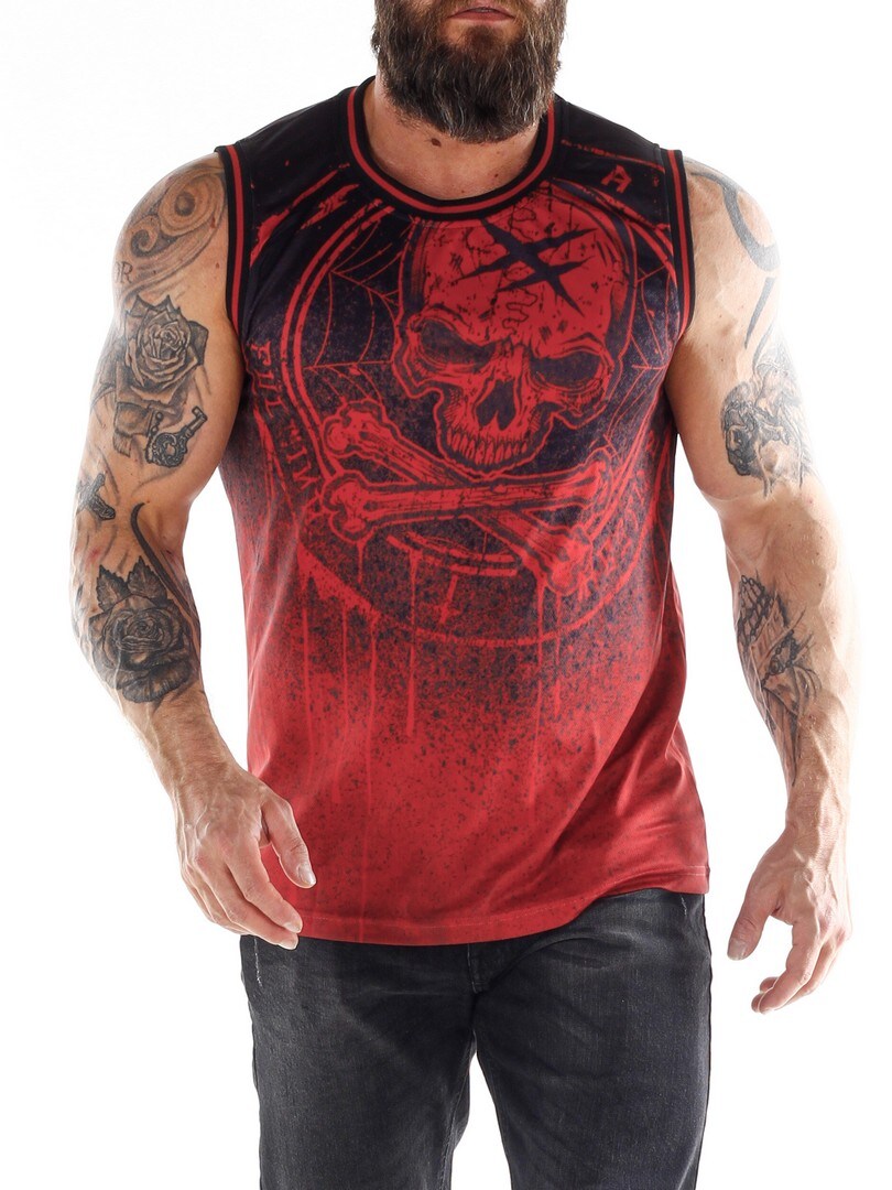 E-BLAZON VEST-black red (10)