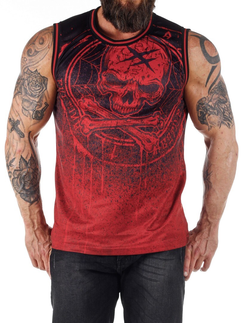 E-BLAZON VEST-black red (2)