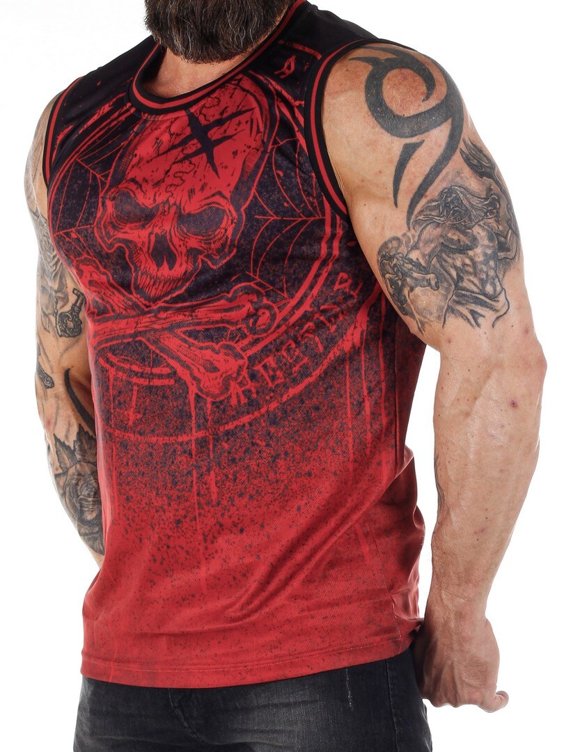 E-BLAZON VEST-black red (4)