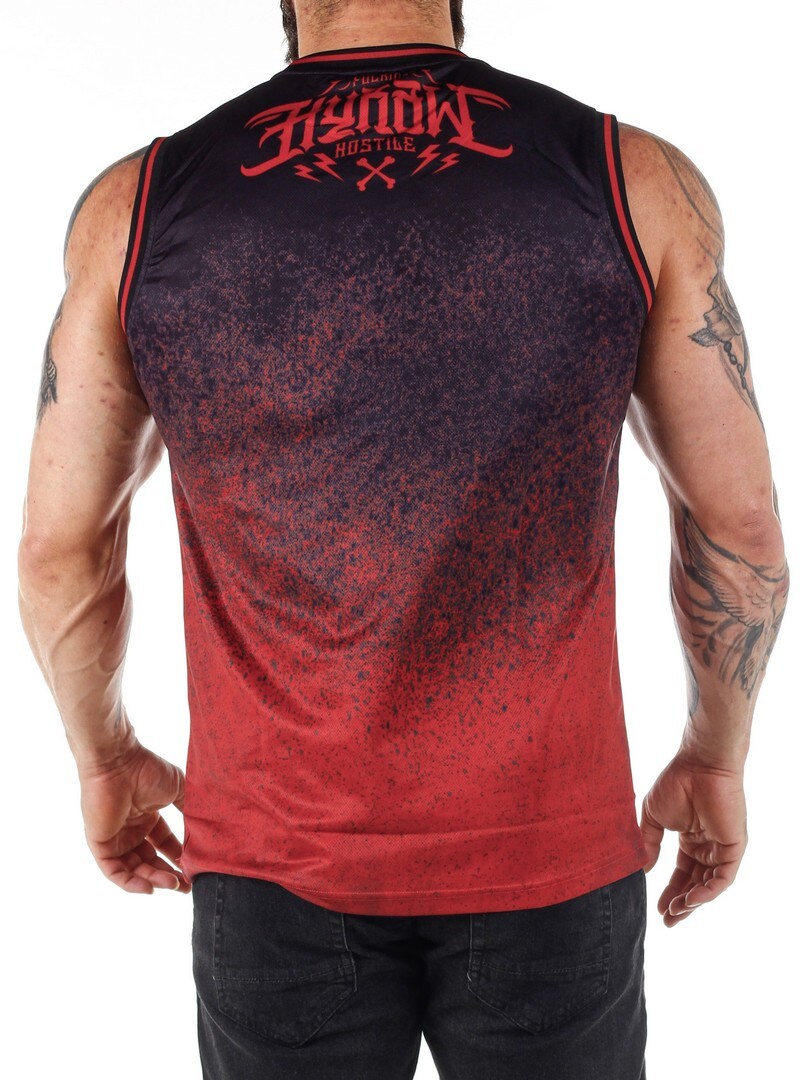 E-BLAZON VEST-black red (8)