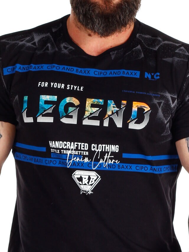 Legend Cipo & Baxx T-skjorte - Svart