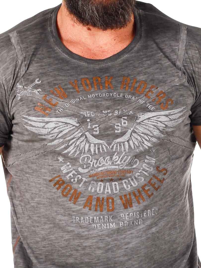 New York Riders Cipo & Baxx Tee - Mørkegrå
