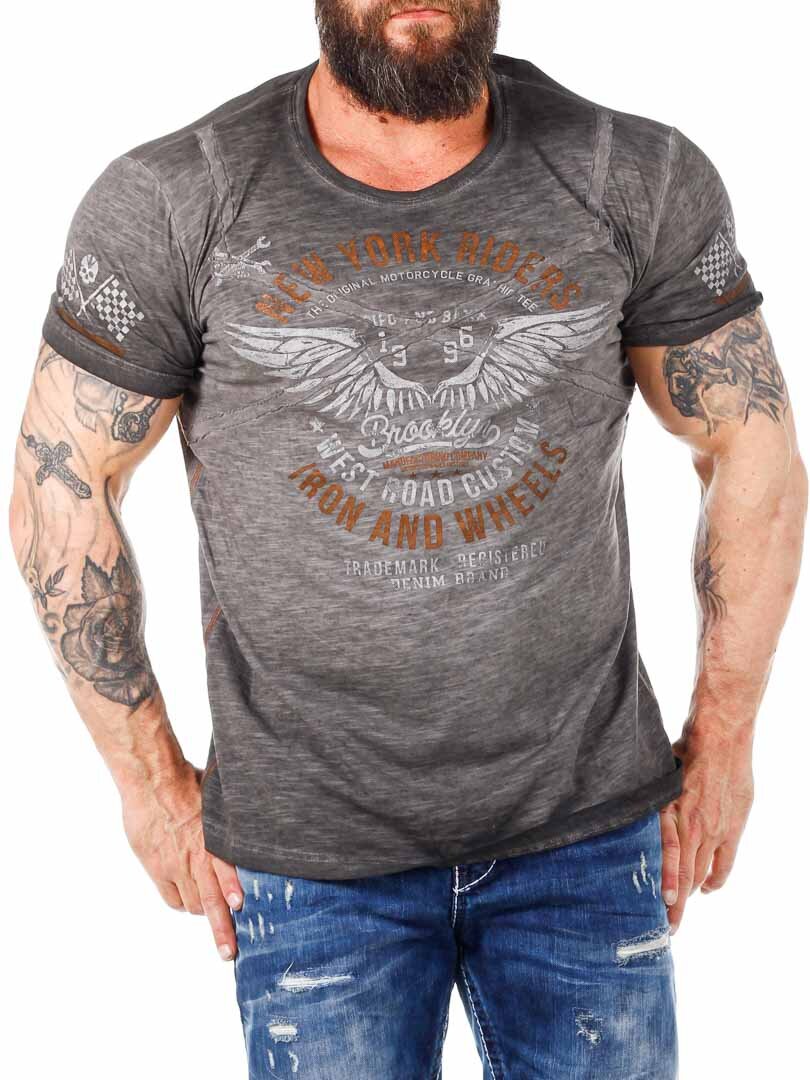 New York Riders Cipo & Baxx Tee - Mørkegrå
