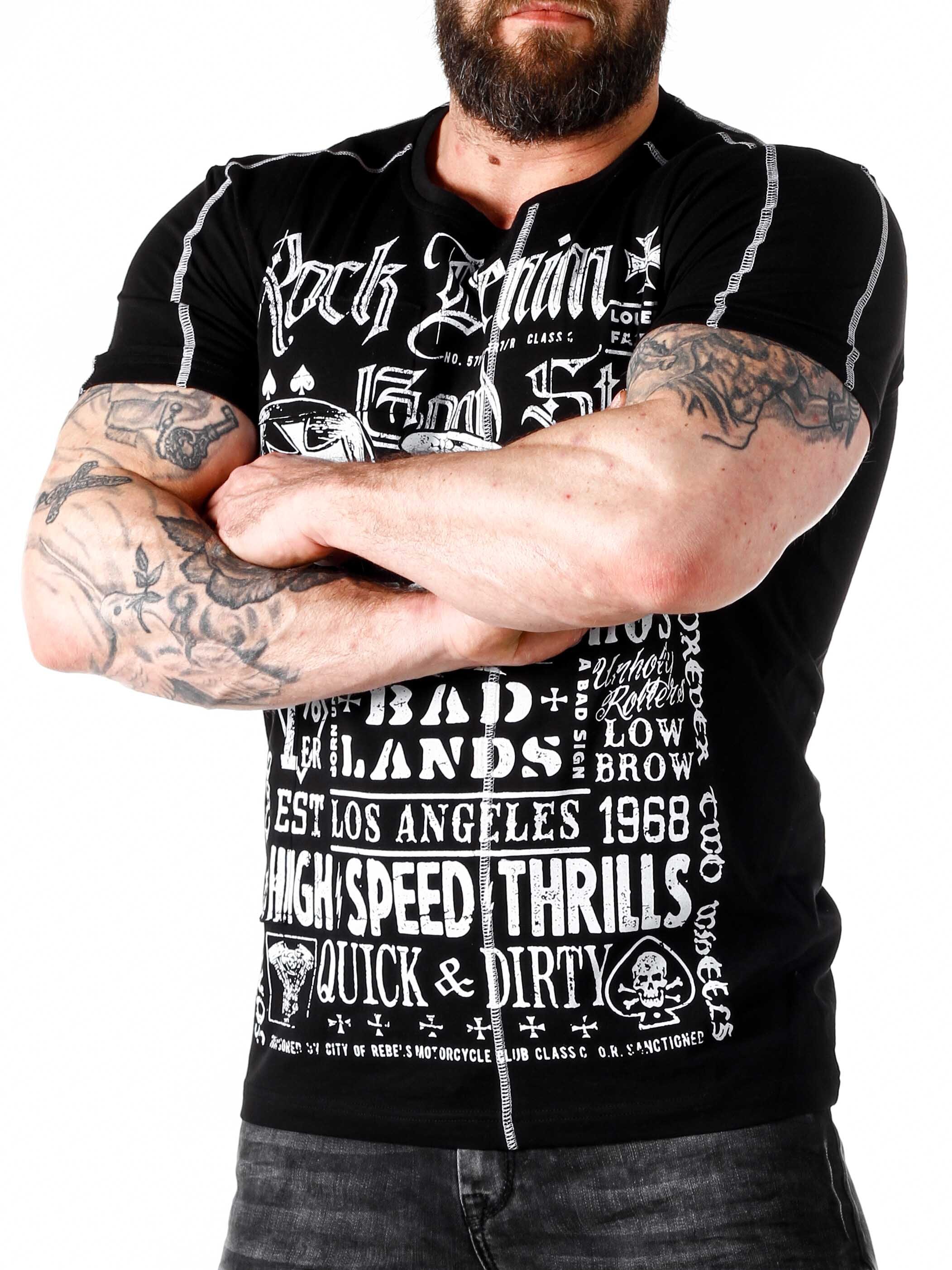 RD Moto Psychos T-skjorte - Svart