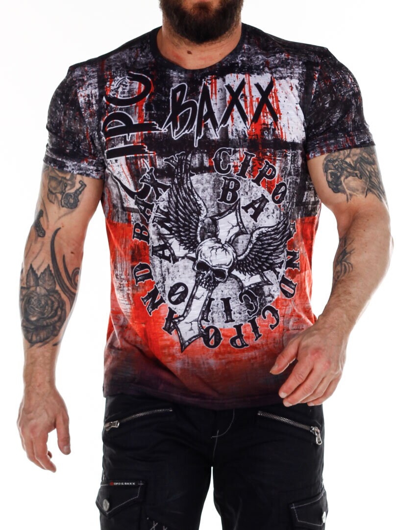 Skull Rider Cipo & Baxx T-skjorte - Svart