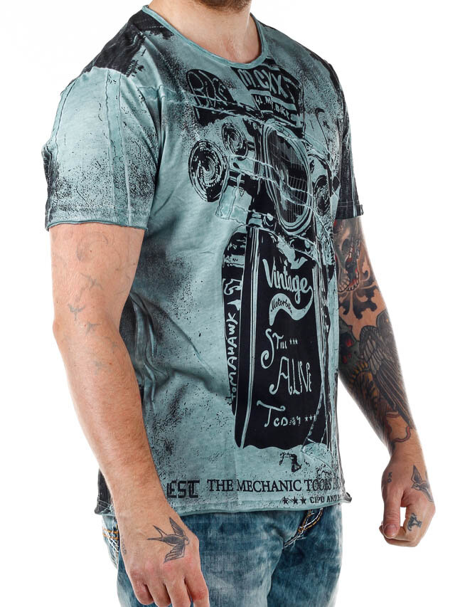 Hellmotors Cipo & Baxx T-skjorte - Blå