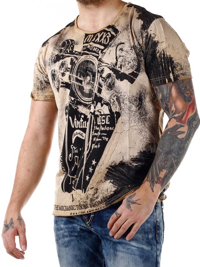Hellmotors Cipo & Baxx T-skjorte - Brun
