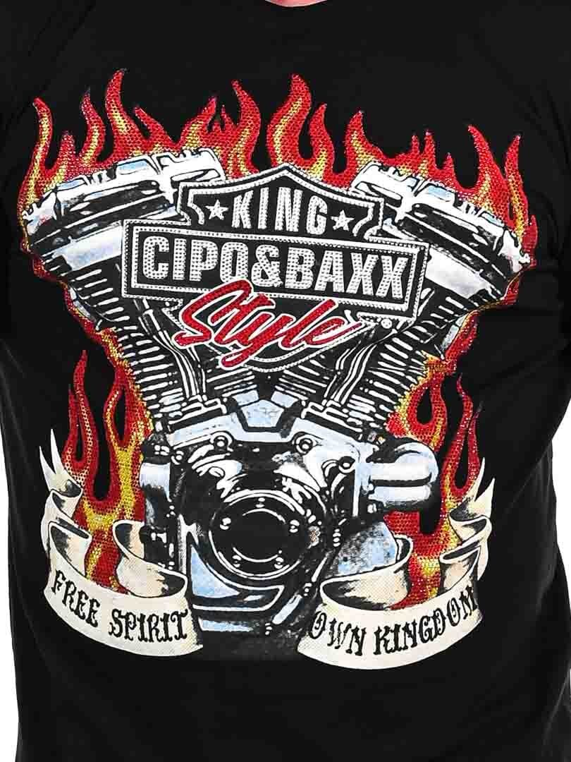 King Style Cipo & Baxx T-skjorte - Svart