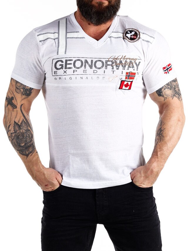 Jaradock Geo Norway T-shirt - Hvit