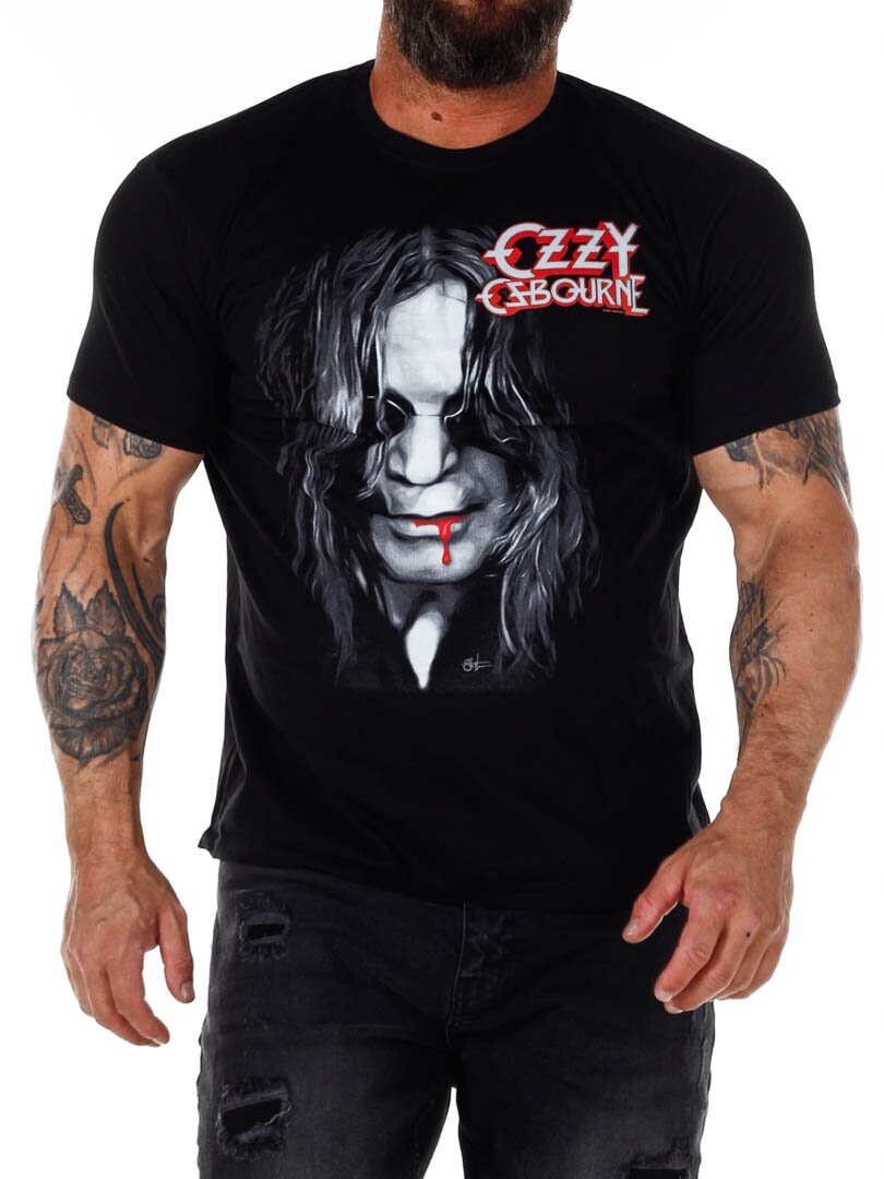 Ozzy Osbourne Face Of Madness T-skjorte - Svart