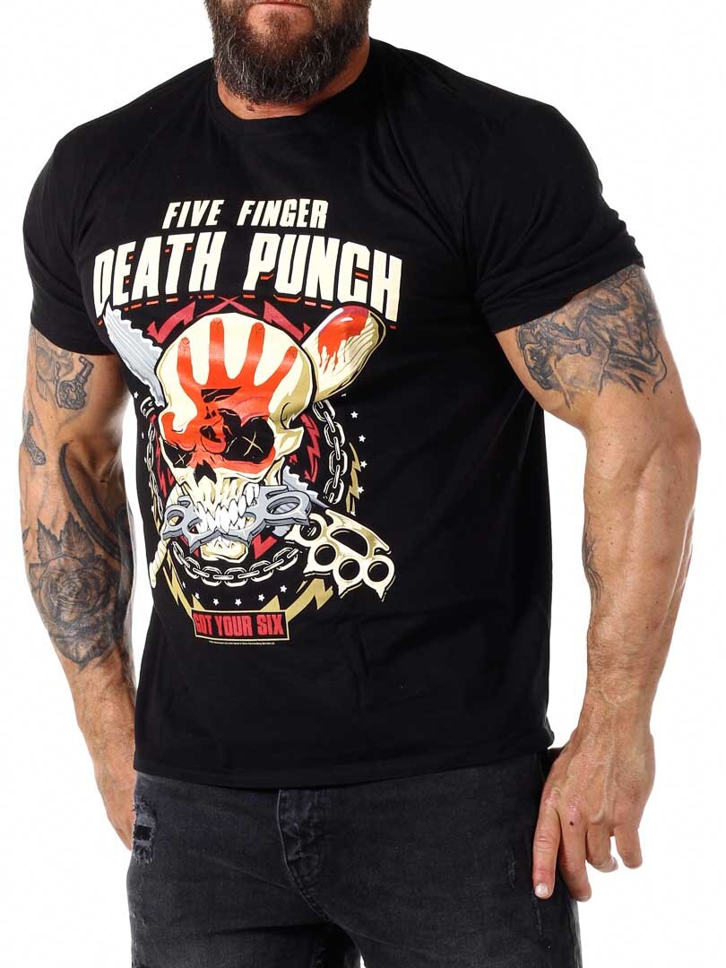 Five Finger Deathpunch Zombie Kill T-skjorte - Svart