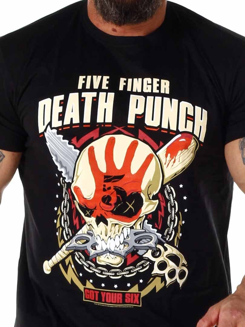 Five Finger Deathpunch Zombie Kill T-skjorte - Svart