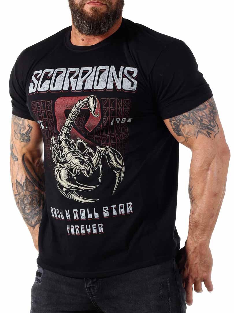 Scorpions Star Forever T-skjorte - Svart