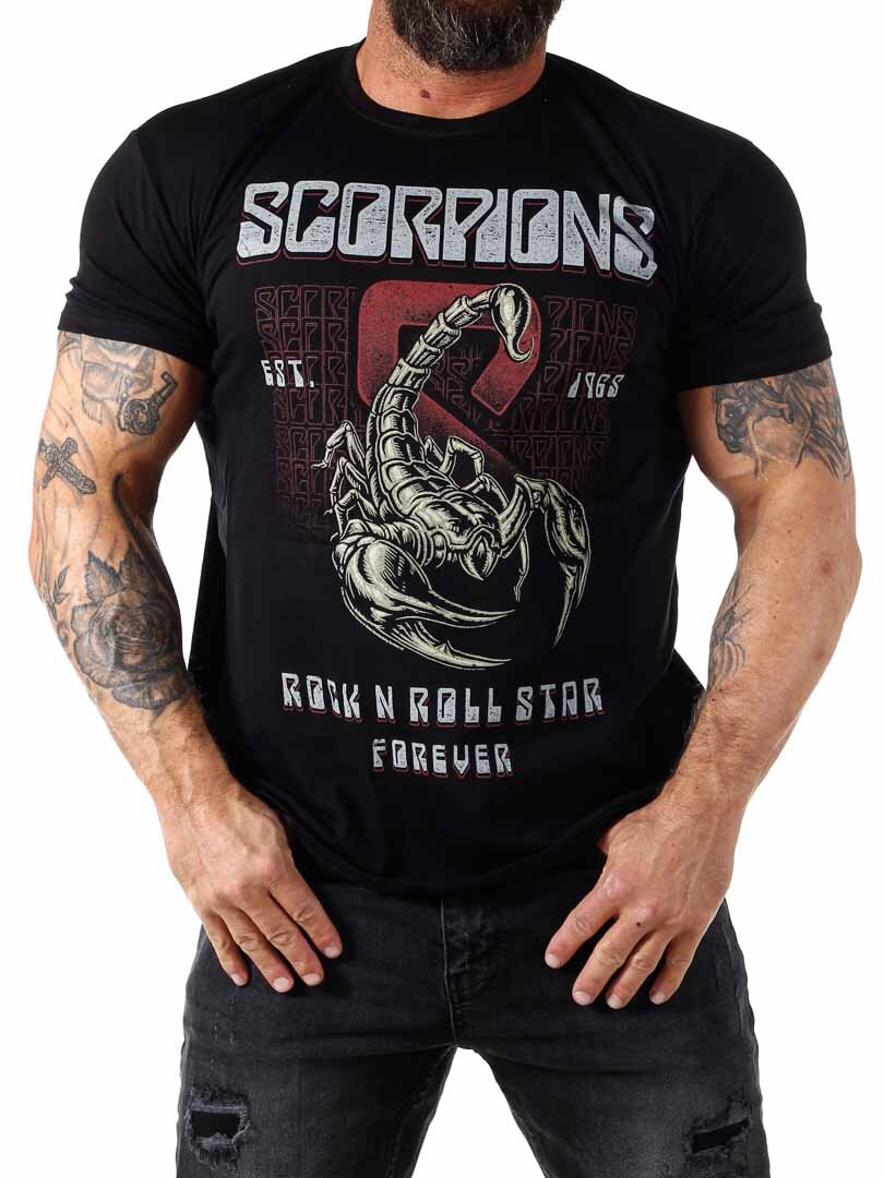 Scorpions Star Forever T-skjorte - Svart