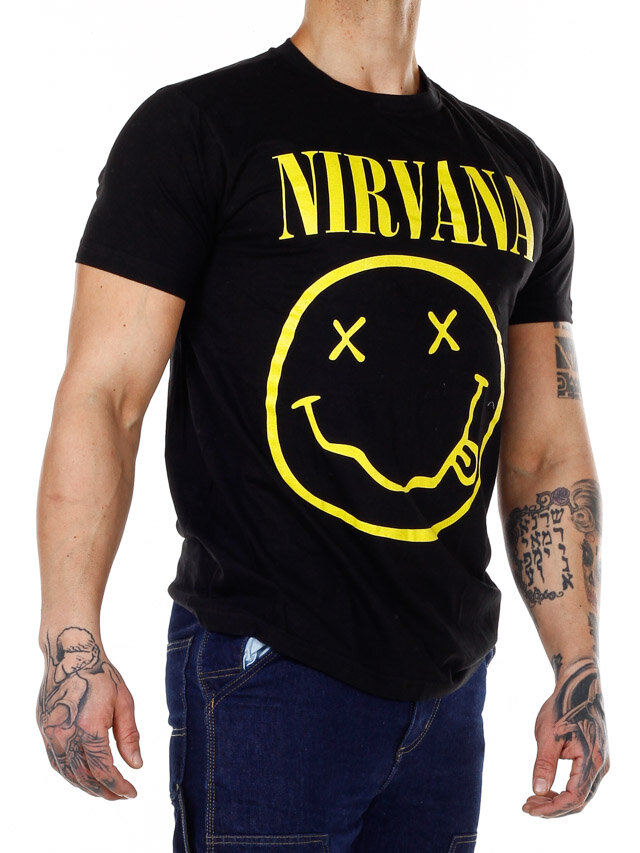 Nirvana Lithium T-skjorte - Svart