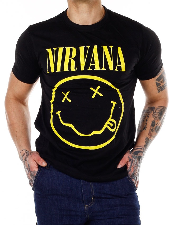 Nirvana Lithium T-skjorte - Svart