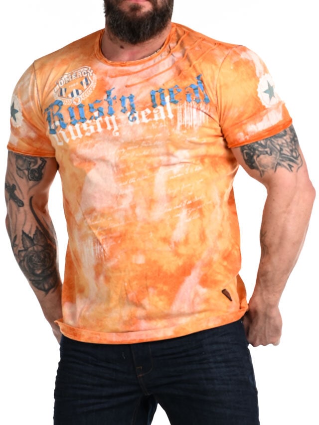 T-skjorte Rusty Baxtar - Orange