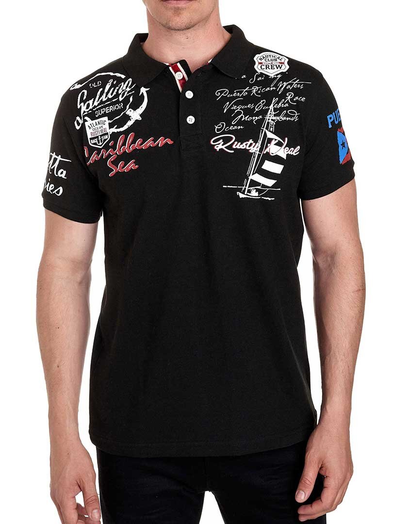 Caribbean Rusty Neal Polo - Svart