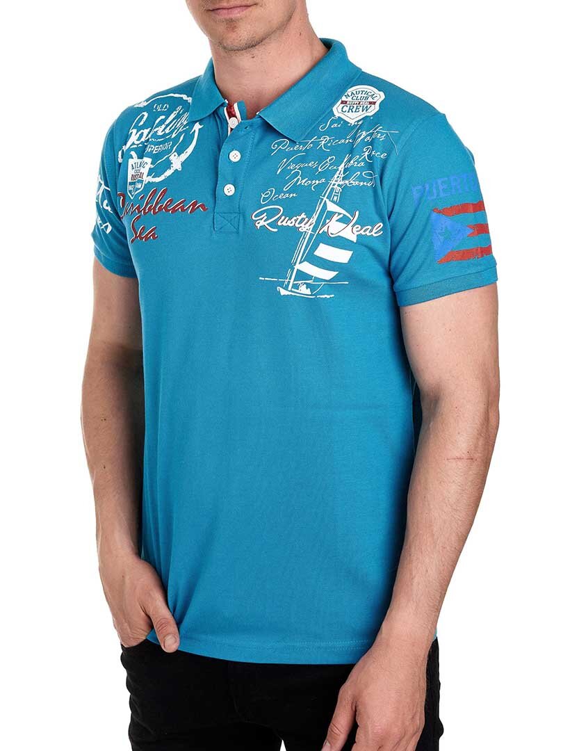 Caribbean Rusty Neal Polo - Blå