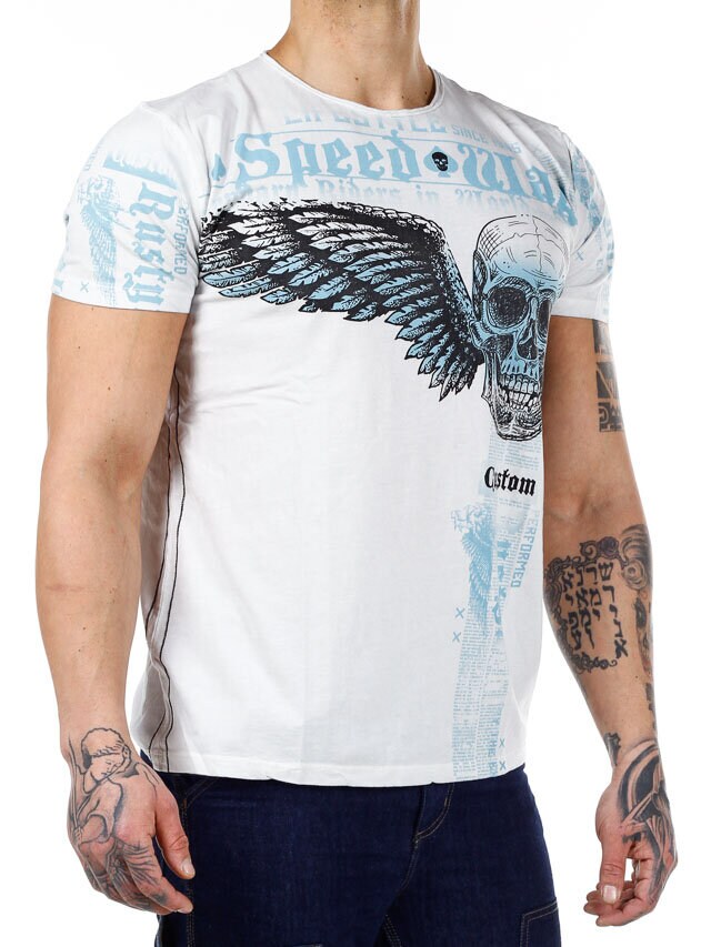 Custom Wings T-skjorte - Hvit