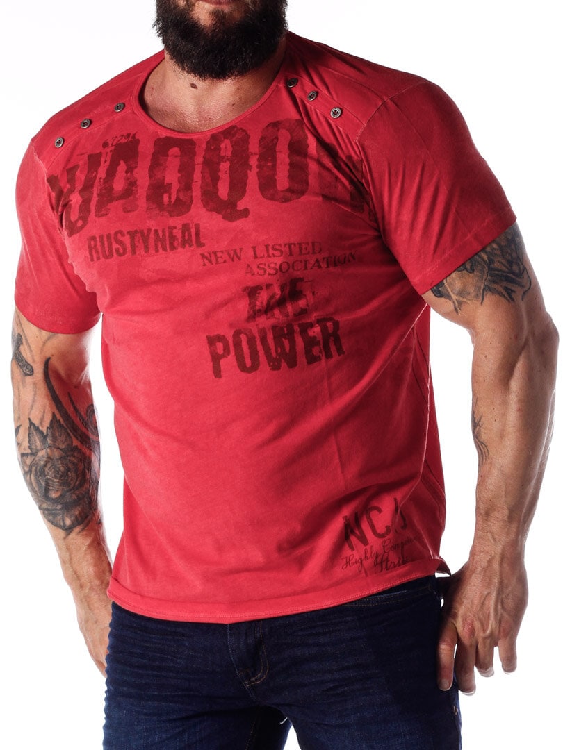 Power Rusty Neal T-skjorte Rød
