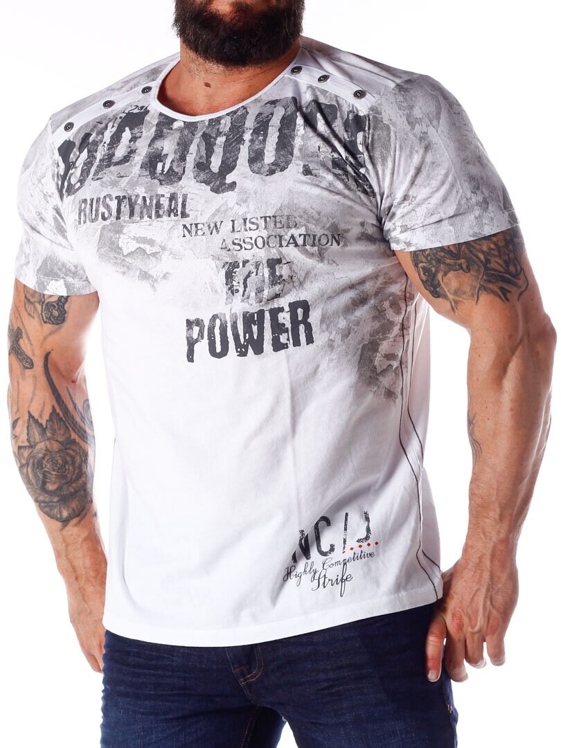 Power Rusty Neal T-skjorte Hvit
