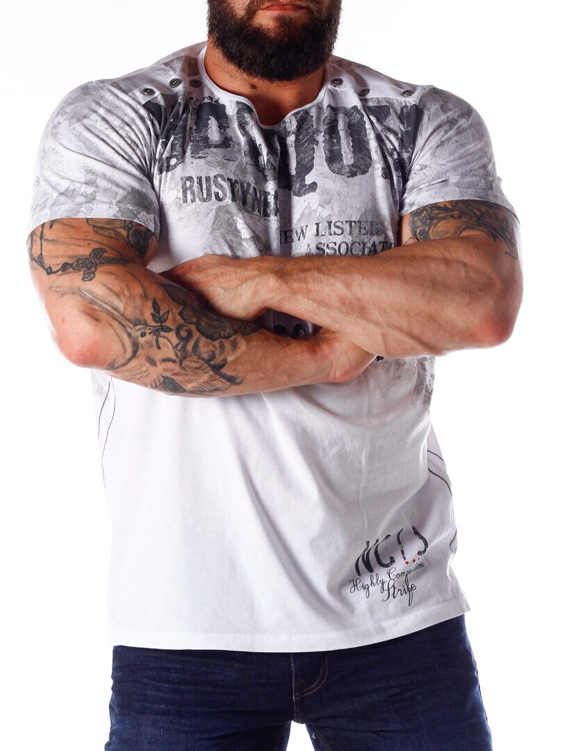 Power Rusty Neal T-skjorte Hvit