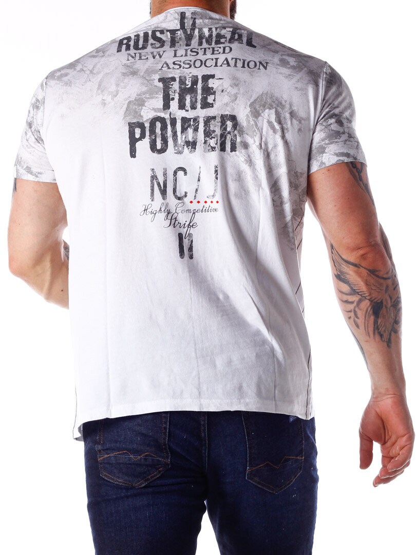 Power Rusty Neal T-skjorte Hvit