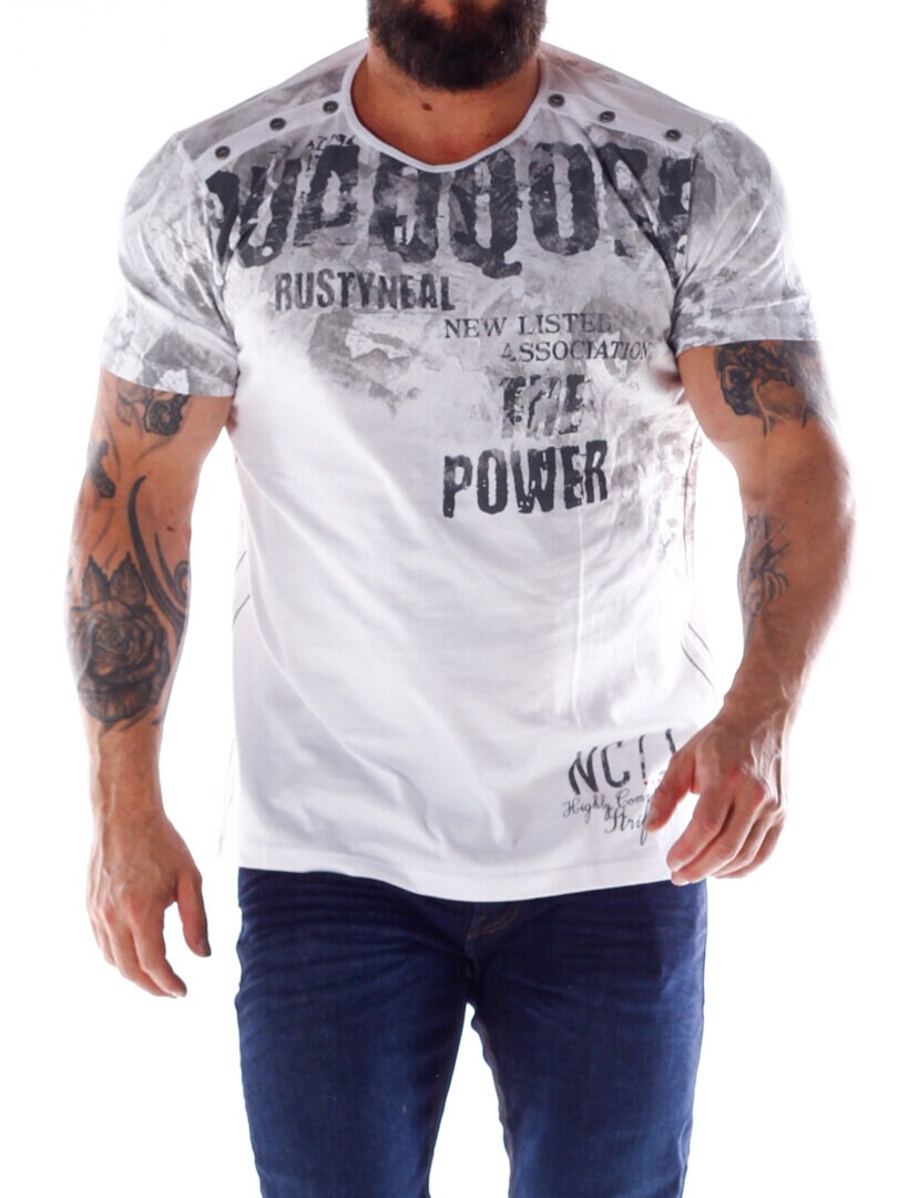 Power Rusty Neal T-skjorte Hvit
