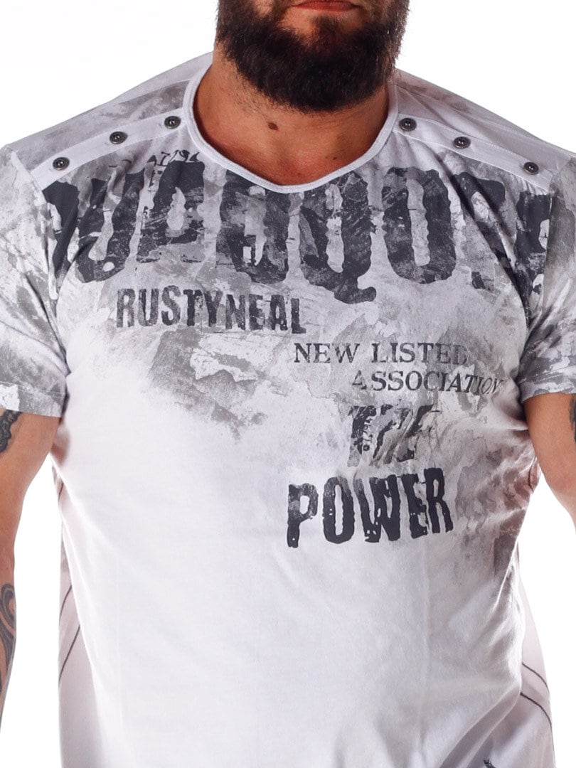Power Rusty Neal T-skjorte Hvit