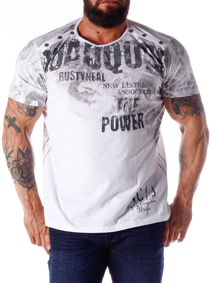 Power Rusty Neal T-skjorte Hvit