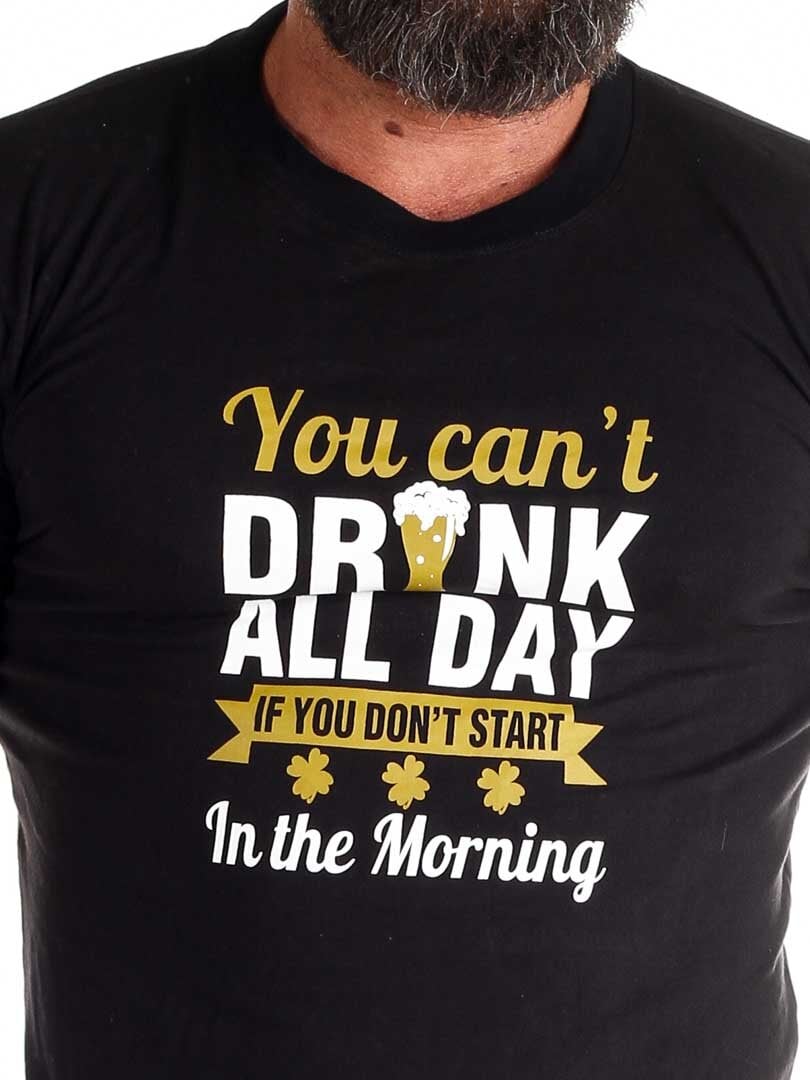 RD Drink All Day T-skjorte - Svart